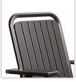 Black Portable Folding Chair - Outdoor Beach and Camping Recliner V888-ELOSUNG18322
