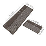 Oil long 2pcs/set for kitchen mat rug floor carpet absorbent nonslip kitche home kitchenx8cdining V1192-AZ-W-35173