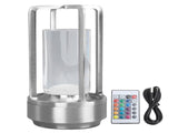 Cordless Table Lamp Crystal Lampshade 16 Color Temperatures Remote Control Touch Control RGB V1294-YM0901-3119230136512