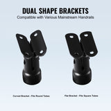 VEVOR Glass Clamp, 35.83" Height Glass Railing Bracket for 0.39 "-0.47 " Thickness Tempered Glass, V952-BLLGZHS85CM17TL07V0