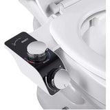 Electric Bidet Toilet Seat Attachment with Dual Self Cleaning Water Nozzles V1188-MS-527-099