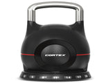 CORTEX 7-in-1 RevoLock Quick Adjust 20kg Kettlebell V420-CSKB-KBRV20-1