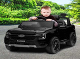 Kahuna Ford Ranger Electric Kids Ride On Car - Black CAR-FRD-707-BK
