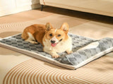 Thickened Soft Pet Bed Mat M Size Grey Comfortable Dog Sleeping Pad Washable Cushion for Medium Dogs V888-ELOSUNG44551