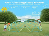 Climbing Dome, 305cm Geometric Dome Climber for Kids, 453kg Loading Jungle Gym Playground with V952-JHPDZJ10FTLQ8X834001V0