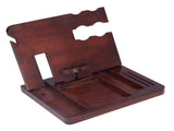 Desktop Storage Multifunctional Wooden Mobile Phone Base Watch Glasses Key Desktop Storage V1294-YM0523-3115210297311