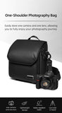 10.5inch Compact Waterproof One Shoulder Photography Bag with Removable Dividers, Breathable Back V888-ELOSUNG55723