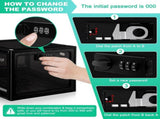 Lockable Medicine Box with Combination Code, BPA-Free Locking Storage Box for Medications Snacks V1237-ZY00B0DFXLLZG5