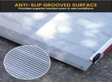 Kartrite 6ft Portable Aluminium Mobility Threshold Access Wheelchair Ramp w/ Handrails WCR-01H-6FT-HND