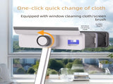 2-in-1 Window Screen and Glass Cleaner Includes a gift hook - Non-Slip Stainless Steel Handle with V888-ELOSUNG56503