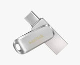 SanDisk SDDDC4 1TB, Metal, USB 3.2 Gen 1 Type C reversible connector, Swivel Design, Sequential Read V1202-V2-USSD-USBUD-1TB