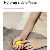 Sleep Aid Combo Set - Blue Portable Microcurrent Handheld Device and Gery 3D Zero Pressure Eye Mask V888-ELOSUNG53633