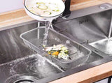 Stainless Steel Sink Strainer, Hanging Drain Rack with Fine Mesh, Space-Saving Kitchen Food Waste V1366-AZ2-W-16854