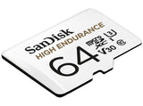 SANDISK HIGH ENDURANCE MICROSDHC CARD SQQNR 64G UHS-I C10 U3 V30 100MB/S R 40MB/S W SD ADAPTOR V28-FFCSAN64GSQQNR1
