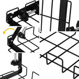 2 pack Under Desk Cable Management Tray, Black V178-23681