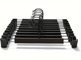 20pcs Super Anti-Slip Pants Hangers with Clips, Thickened Plastic Dual-Use Skirt/Pants Hangers, V1232-KJ20PCS001