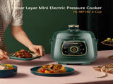 Hoper Layer Mini Electric Pressure Cooker HL-MP160 3-Cup Small Rice Cooker V940-HL-MP160