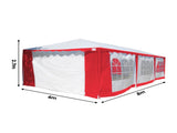 4x8 Outdoor Event Wedding Marquee Tent Red GAZ-WED-4X8-RD