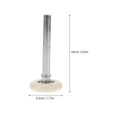 Set of 6 Quiet Nylon Garage Door Rollers with Metal Stems for Smooth and Stable V1192-AZ-W-25544