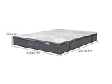 Dreamz Spring Mattress Bed Pocket Egg Super King MS1015-TW-SK