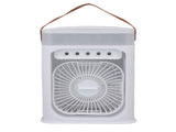 Portable Air Conditioner Fan White USB Plug In 3 Speeds Evaporative Air Cooler with Humidifier Timer V1294-YM0901-3113250123411