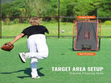Baseball And Softball Rebounder Net 3.5x4.5 ft 2-in-1 Switch Hitter Pitch V952-BQHDWDYXWEHY2V8G3V0