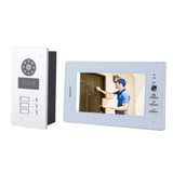 Video Doorbell System 1080P Night Vision Card Swiping 7 Inch Color Screen Wired Intercom Video V1294-YM0901-3114240047812