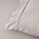 Accessorize 400TC Stone Bamboo Cotton Sheet Set 40cm Wall King Single V442-HIN-SHEETS-BAMBOOCOTTON40CM-STONE-KS