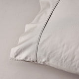 Accessorize 400TC Stone Bamboo Cotton Sheet Set 40cm Wall King Single V442-HIN-SHEETS-BAMBOOCOTTON40CM-STONE-KS