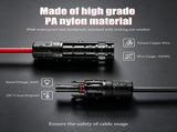 Solar Cable Entry Gland with Waterproof PA Nylon Solar Panel Cable Gland for RV Boat and Off Grid V1366-AZ2-W-14973