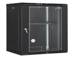 15U Wall Mount Network Cabinet, 226.8 kg Max. Ground Load Capacity, Server Rack Cabinet Enclosure V952-WLJJ15UW155GJOIJAV0
