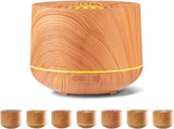 Humidifiers - Aromatherapy Humidifier - 300ml Diffuser - Air Humidifier - Room Humidifier - 7-Color V1188-MS-313-0700
