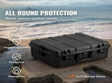 Weatherproof Hard Case, Heavy Duty Protective Dry Box Case with Pre-cut Foam, and Retractable Pull V952-FFYSTX2025CU96KGUV0