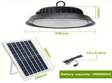 Solar Power Outdoor UFO LED High Bay Light in Black - 200W LSB-59186