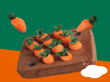 Dog Carrot Plush Toy, Vegetable Fruit for Dogs Cats IQ Toy, Pull The Carrot Stuffed Toy, Molars Toy V1259-DP01-A-4111