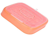 24 Eggs Containers ABS Egg Tray Storage Box Refrigerator Organizer Bins with Breathable VentsOrange V1294-YM0715-3113210304211