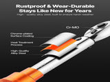 Click Torque Wrench Set, 1/4Inch Drive, 20-240 lbf-in / 2.3-27.1N.m, Dual-direction and Dual Range V952-DJSNLBS102300IUGKV0
