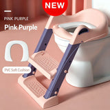NEW Potty Training Toilet With Step Stool Ladder & Soft Seat For Toddlers & Kids V1188-MS-730-032