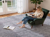 Indoor Plush Area Rugs, 2.74 x 3.66 m Plush Carpet, Area Rugs Furry with Long Plushs Pile, Thick & V952-JXTDDTSSCR9X6FZJ6001V0