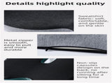 Black-Grey Ergonomic Memory Foam Seat Cushion & Lumbar Support - Relieves Sciatica & V888-ELOSUNG42854