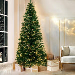 Jingle Jollys 1.8m Christmas Tree Optic Fibre LED Xmas tree Warm White XM-TR-LED-6F-WW-DX