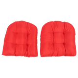 2pcs Outdoor Cushions Tufted Patio Furniture Cushions Thick Outdoor Seat Cushion U Shaped V1294-YM0901-3116250003311