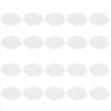 200 Pieces White Natural Ostrich 20-25cm Wedding DIY V1366-AZ2-W-15877