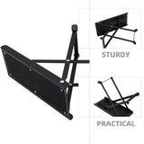 Portable Foldable Guitar Foot Rest Stool in Black - and Sturdy Guitar Accessory for Comfortable V1192-AZ-W-20587