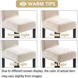 Dining Covers Velvet Stretch Covers for Dining Room Set of 6 Parson Slipcovers V1258-DP02-F-626