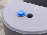 2PCS Grey Color Guardrail Saddle Pot Thickened PP Resin Hanging Saddle Railing Planter for Office V1294-YM0901-210508TW0135