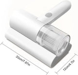1200mAh Cordless Handheld Vacuum Cleaner White Compact Portable for Mattress Pillow Clothes Sofa V1258-DP02-BOL-396