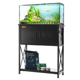 VEVOR Aquarium 20 Gallon Fish Tank 25.6 x 16.5 x 31.9 in Steel and MDF Turtle Tank V952-GMZSZXZJMBXGS21QGV3