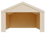Carport Replacement Canopy, 6 x 3 m Potable Garage Tent Top Tarp with Sidewalls, UV-Resistant & V952-CKPB10X20FTMK3PDN001V0