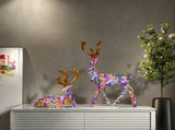 Christmas reindeer decorations, New Year decorations, wedding decorations, desk decor, home decor, V1106-128-76344-CHR-7